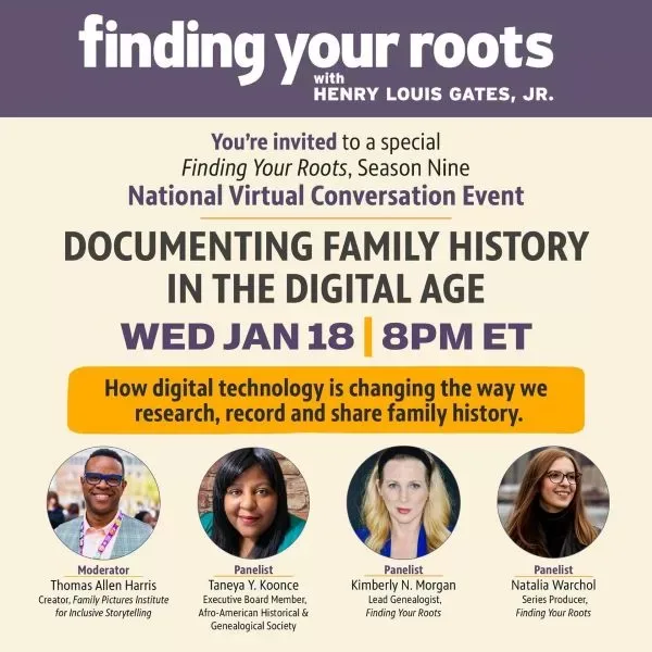 PBS 2023 Finding Your Roots Jan Event