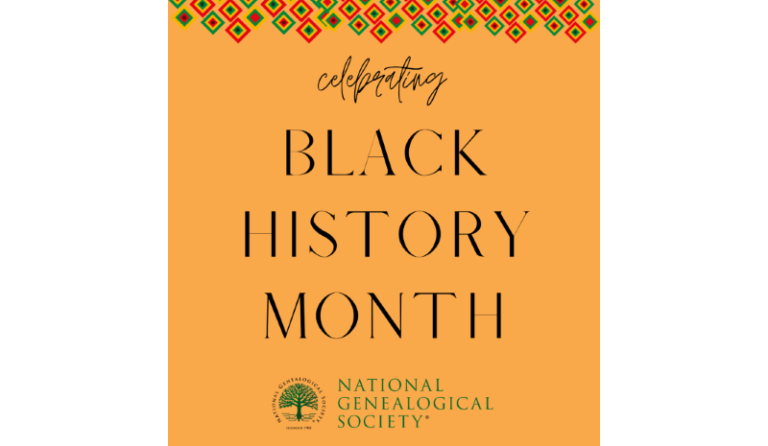 Graphic from NGS Black History Month email announcement.