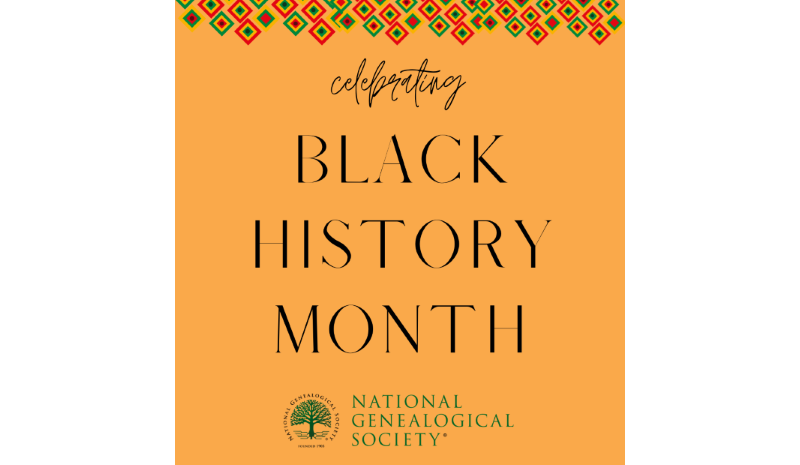 Graphic from NGS Black History Month email announcement.