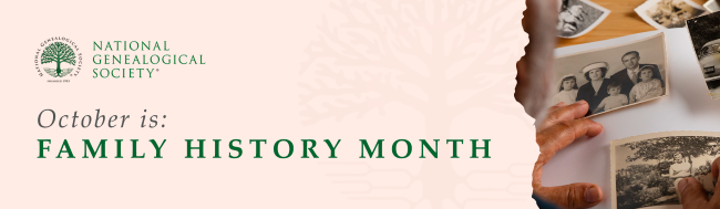 October is Family History Month