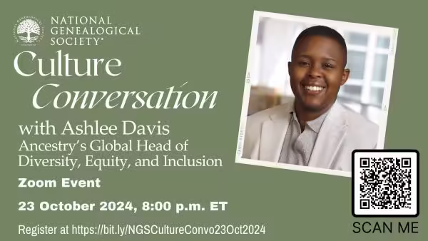 NGS - Culture Conversation, 2024 Oct 23 - Ashlee Davis
