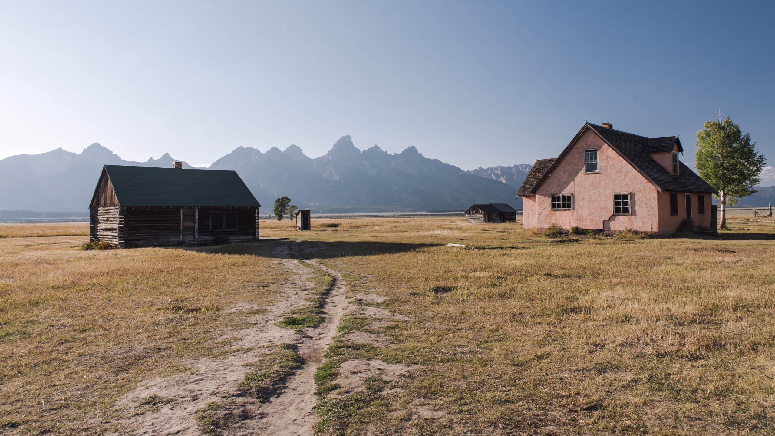 Old houses in the rural area